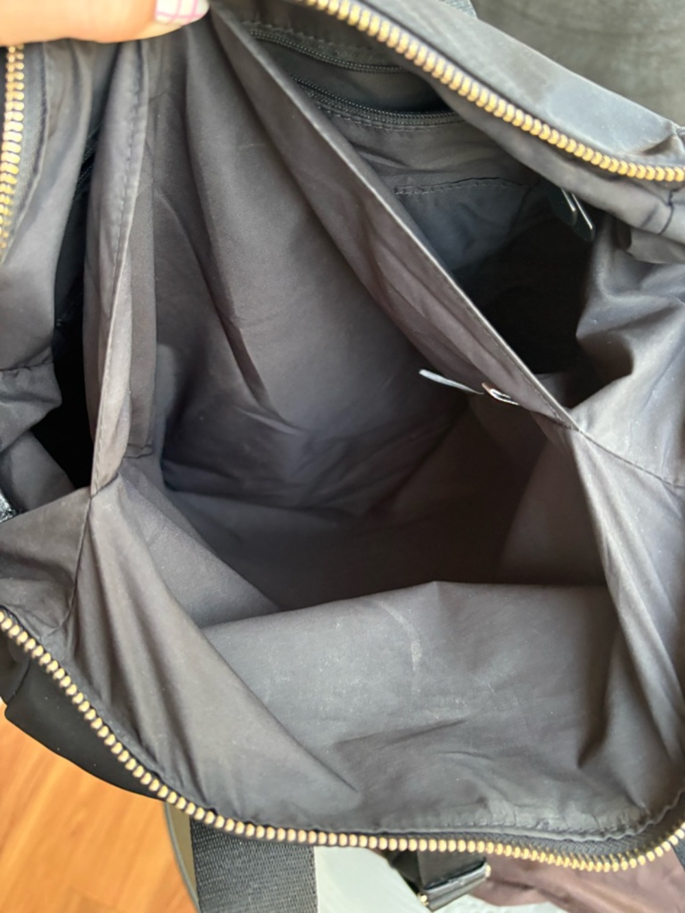 kate spade taylor convertible backpack Black Nylon Zip-Top - Picture 5 of 6